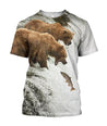 Bear hunts fish 3D all over printer shirts for man and women JJ241203 PL-Apparel-PL8386-T shirt-S-Vibe Cosy™