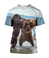 Battle of the bears 3D all over printer shirts for man and women JJ251202 PL-Apparel-PL8386-T shirt-S-Vibe Cosy™