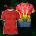 Beautifull Parrot 3D All Over Printed Shirts-Apparel-HP Arts-T-Shirt-S-Vibe Cosy™