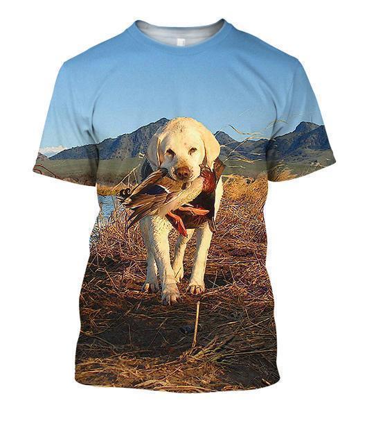 3D All Over Print Hunting Dog Zip Hoodie-Apparel-Phaethon-T-Shirt-S-Vibe Cosy™