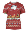 3D All Over Print Red Horse Shirts-Apparel-Phaethon-T-Shirt-S-Vibe Cosy™