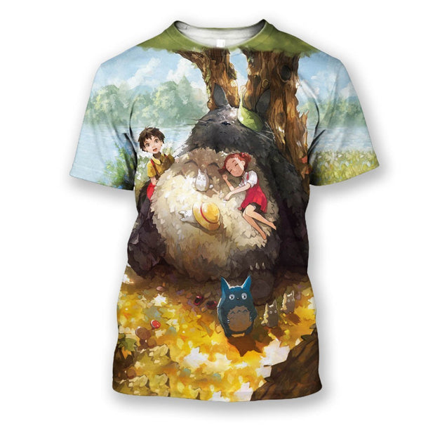 3D All Over Print My Neighbor Totoro Hoodie-Apparel-HD09-T-Shirt-S-Vibe Cosy™