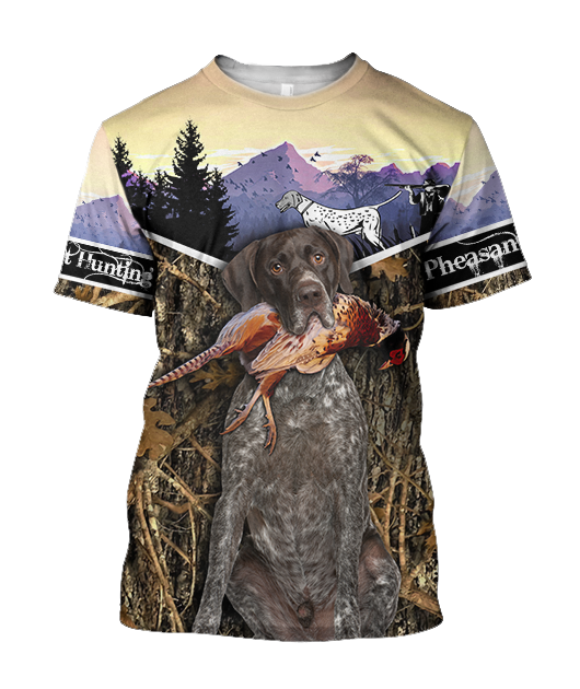 Pheasant Hunting 3D All Over Printed Shirts For Men And Women JJ110101-Apparel-MP-T-Shirt-S-Vibe Cosy™