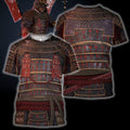 3D All Over Printed Samurai Armor Tops For Men-Apparel-HP Arts-T-Shirt-S-Vibe Cosy™