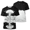 All Over Print Monochrome Mushroom Hoodie-Apparel-NTH-T-Shirt-S-Vibe Cosy™