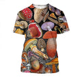Mushroom collection Art all over-Apparel-NTH-T-Shirt-S-Vibe Cosy™
