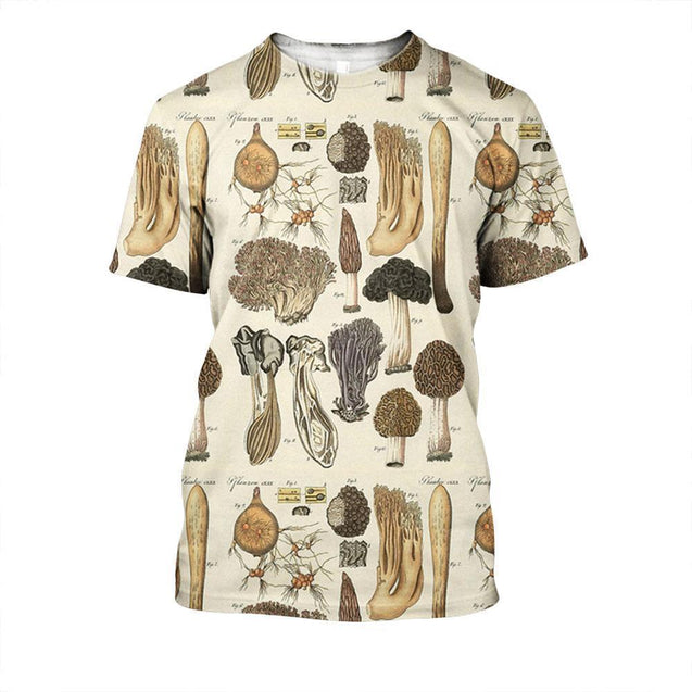 Beautiful Mushroom Art all over-Apparel-NTH-T-Shirt-S-Vibe Cosy™