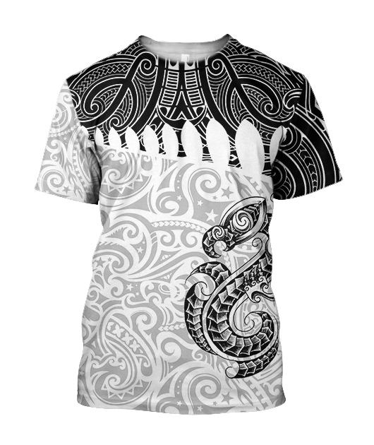 Aotearoa Maori manaia 3d all over printed shirt and short for man and women JJ030201 PL-Apparel-PL8386-T-shirt-S-Vibe Cosy™