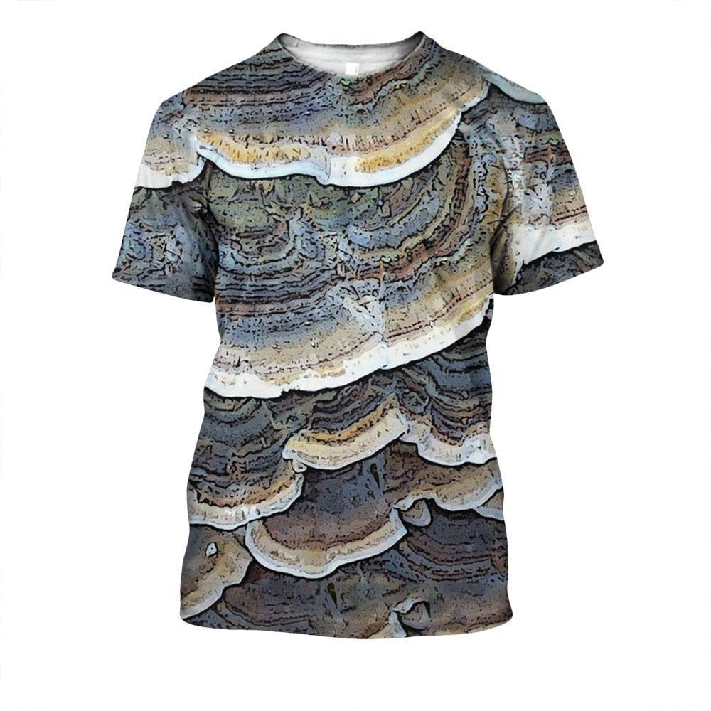 All Over Print Mushroom Art-Apparel-NTH-T-Shirt-S-Vibe Cosy™