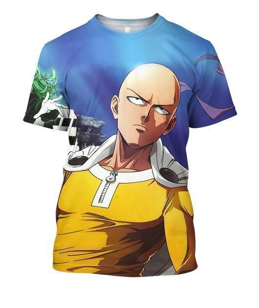 One Punch Man Amazing One Punch Hero Saitama HD Fan Art Action Hoodie-Apparel-Phaethon-T-Shirt-S-Vibe Cosy™