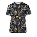 3D All Over Print Mushrooms and leaves of forest trees Shirt-Apparel-NTH-T-Shirt-S-Vibe Cosy™