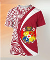 Tonga Coat Of Arm Polynesian Hoodie - Circle Style Red-Apparel-Phaethon-T-Shirt-S-Vibe Cosy™