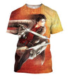 Attack On Titan - Titan War-Phaethon-T-Shirt-S-Vibe Cosy™