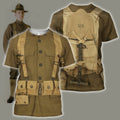 3D All Over Printed U.S. WWI Soldier Shirts-Apparel-HP Arts-T-Shirt-S-Vibe Cosy™