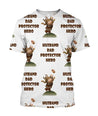 3D All Over Print Husband Dad Protector Hero-Apparel-Khanh Arts-T-Shirt-S-Vibe Cosy™