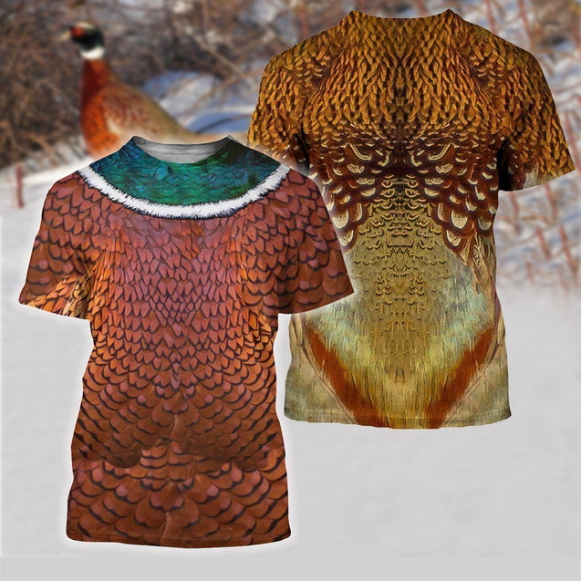 Pheasant Cover 3D All Over Printed Shirts Hoodie For Men & Women-Apparel-MP-T-Shirt-S-Vibe Cosy™