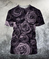 Black Floral Hoodie-Apparel-GP Art-T-Shirt-S-Vibe Cosy™