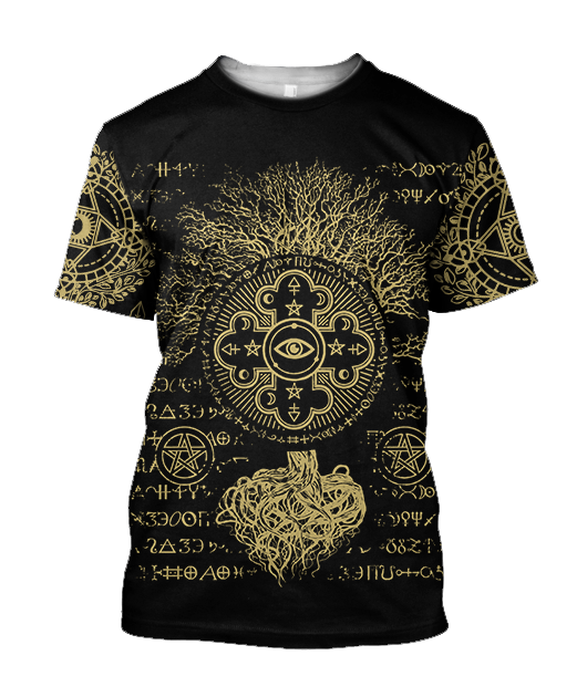 Alchemy World Tree 3D All Over Printed Shirts Hoodie JJ140201-Apparel-MP-T-Shirt-S-Vibe Cosy™