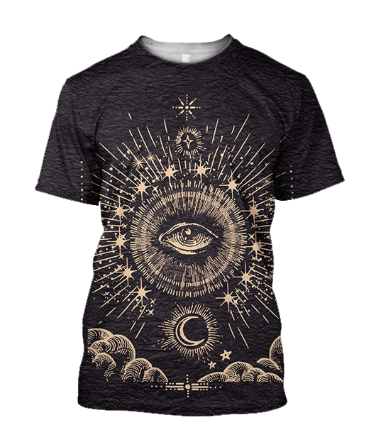 Alchemy Sun And Moon 3D All Over Printed Shirts Hoodie JJ140104-Apparel-MP-T-Shirt-S-Vibe Cosy™