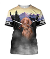 Pheasant Vizsla Hunting 3D All Over Printed Shirts For Men And Women JJ110203-Apparel-MP-T-Shirt-S-Vibe Cosy™