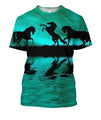 3D All Over Print  Animals Horse Hoodie NK - Amaze Style™-Apparel