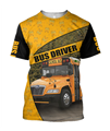 Blue Bird Bus Driver 3D Hoodie JJ100104-Apparel-MP-T shirt-S-Vibe Cosy™