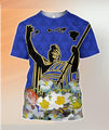 Hawaiian King Blue Polynesian Hoodie - AH J4-Apparel-Phaethon-T-Shirt-S-Vibe Cosy™
