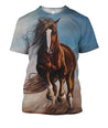 All Over Print Run Horse Pop Art-Apparel-Phaethon-T-Shirt-S-Vibe Cosy™