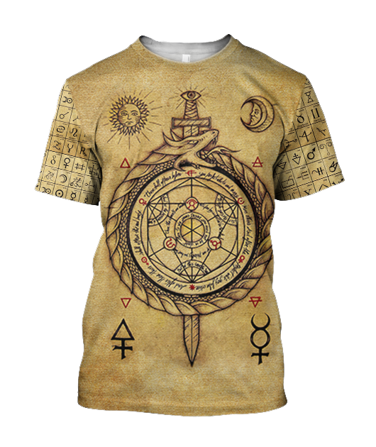 Alchemy 3D All Over Printed Shirts Hoodie JJ020101-Apparel-MP-T-Shirt-S-Vibe Cosy™