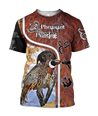 Pheasant Hunting 3D All Over Printed Shirts For Men And Women JJ100102-Apparel-MP-T-Shirt-S-Vibe Cosy™