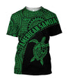 American Samoa Polynesian Hoodie - GREEN PL-Apparel-PL8386-T-Shirt-S-Vibe Cosy™