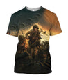 3D All Over Printed 101st airborne WW2 Clothes-Apparel-HP Arts-T-Shirt-S-Vibe Cosy™