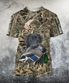3D All Over Printed Black Dog hunting Duck Hoodie-Apparel-HP Arts-T-Shirt-S-Vibe Cosy™