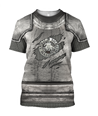 Knight Templar 3D All Over Printed Hoodie Chainmail JJ050301-Apparel-MP-T shirt-S-Vibe Cosy™