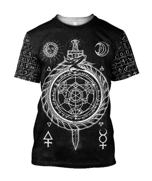 Alchemy 3D All Over Printed Shirts Hoodie JJ030301-Apparel-MP-T-Shirt-S-Vibe Cosy™