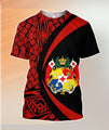 Tonga Coat Of Arm Polynesian Hoodie - Circle Style-Apparel-Phaethon-T-Shirt-S-Vibe Cosy™