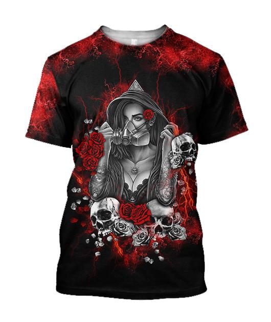 Tattoo girl is my love 3D all over printer shirts for man and women JJ251201-Apparel-PL8386-T-Shirt-S-Vibe Cosy™
