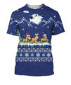 3D All Over Print Horse On Christmas Shirts-Apparel-Phaethon-T-Shirt-S-Vibe Cosy™