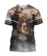 Pheasant Hunting Springer Spaniel 3D All Over Printed Shirts For Men And Women JJ180103-Apparel-MP-T-Shirt-S-Vibe Cosy™