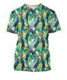 3D All Over Printing Macaw Parrot Shirt-Apparel-Phaethon-T-Shirt-S-Vibe Cosy™