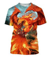 Fire Phoenix 3D All Over Printing hoodie-Apparel-Phaethon-T-Shirt-S-Vibe Cosy™