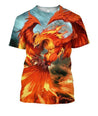 Fire Phoenix 3D All Over Printing hoodie-Apparel-Phaethon-T-Shirt-S-Vibe Cosy™