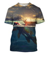 3D All Over Printing Creative Water Boats Fishing Shirt-Apparel-Phaethon-T-Shirt-S-Vibe Cosy™