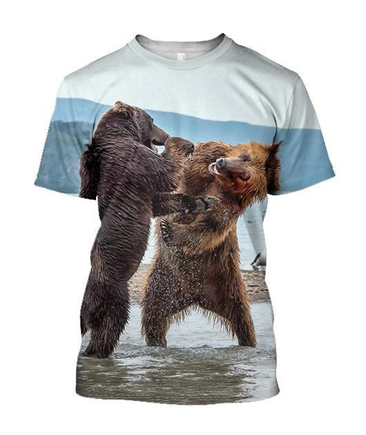 Love bear 3D all over printer shirts for man and women JJ251202 PL-Apparel-PL8386-T shirt-S-Vibe Cosy™