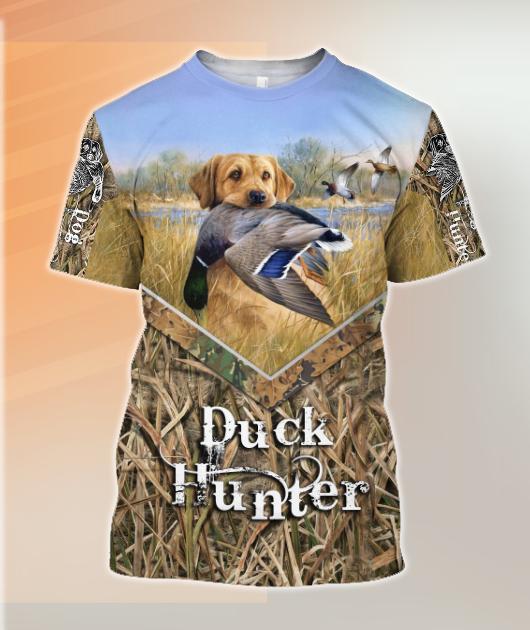 Mallard Duck Hunting 3D All Over Printed Shirts for Men and Women JJ20112-Apparel-TT-T-Shirt-S-Vibe Cosy™