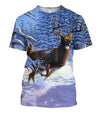 3D All Over Print Deer Running Art Shirts-Apparel-Phaethon-T-Shirt-S-Vibe Cosy™