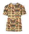 3D All Over Print Art Butterflies Hoodie-Apparel-Khanh Arts-T-Shirt-S-Vibe Cosy™