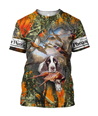 Pheasant Hunting Springer Spaniel 3D All Over Printed Shirts For Men And Women JJ180101-Apparel-MP-T-Shirt-S-Vibe Cosy™