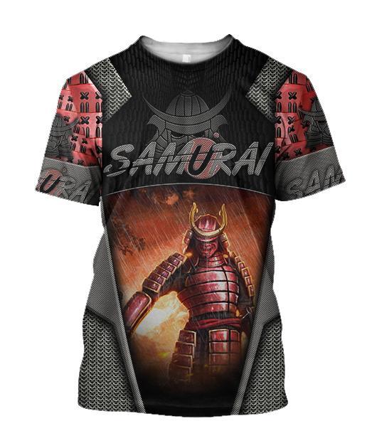 Samurai 3D All Over Printed Shirts JJ301201-Apparel-MP-T-Shirt-S-Vibe Cosy™