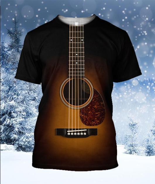 3D All Over Printed Guitar Art Shirts HG-Apparel-HG-T-Shirt-S-Vibe Cosy™